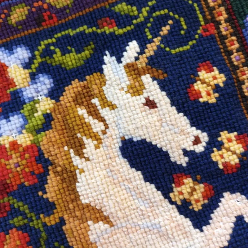 Unicorn's Meadow Tapestry kit, Counted Cross-stitch kit