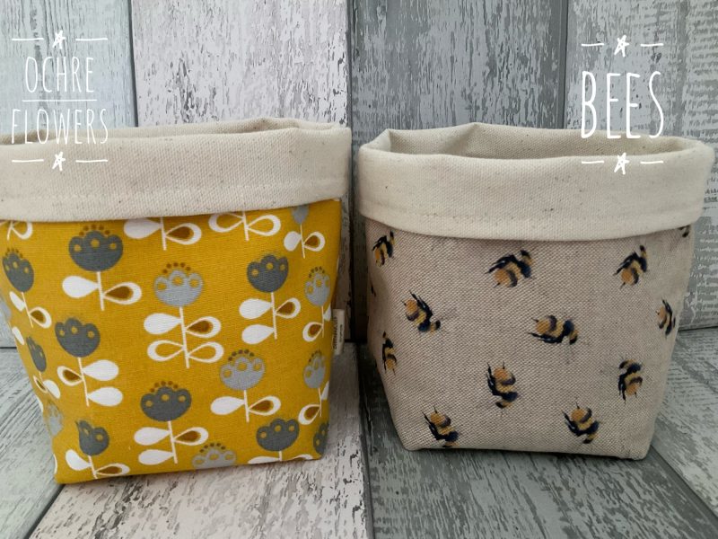 Fabric Storage Basket, Storage Bin, Gift for Her