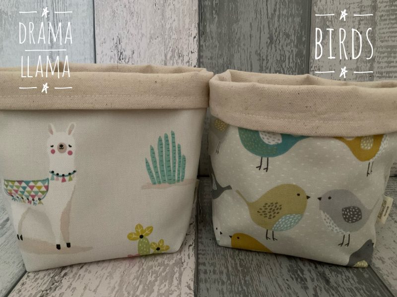 Fabric Storage Basket, Storage Bin, Gift for Her
