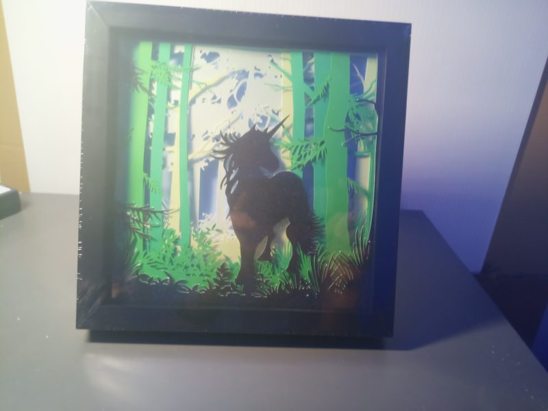 3D Art Unicorn Night Light,