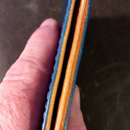 Card Holder / Wallet, Handcrafted fron 1.2 to1.4mm Walpier Buttero Leather