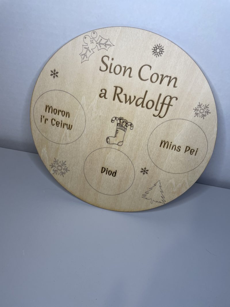 Plat Noswyl Nadolig Christmas Eve Plates