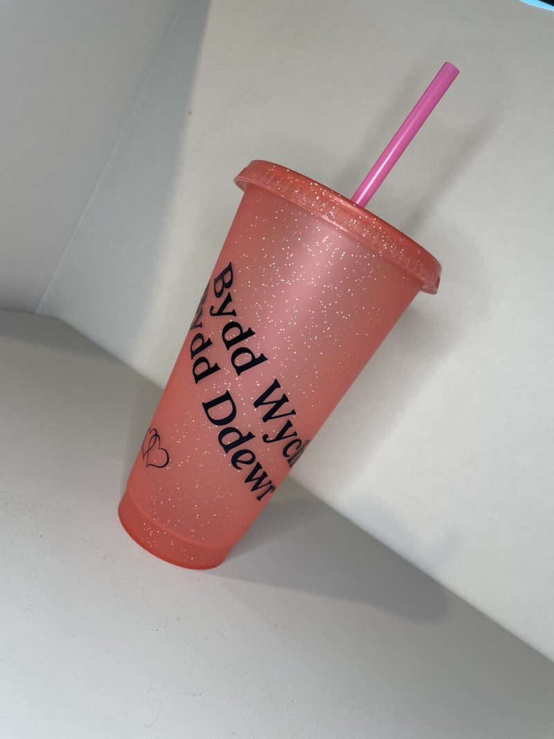 24oz Cups with Straw