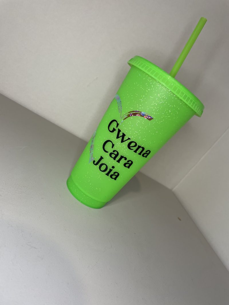 24oz Cups with Straw