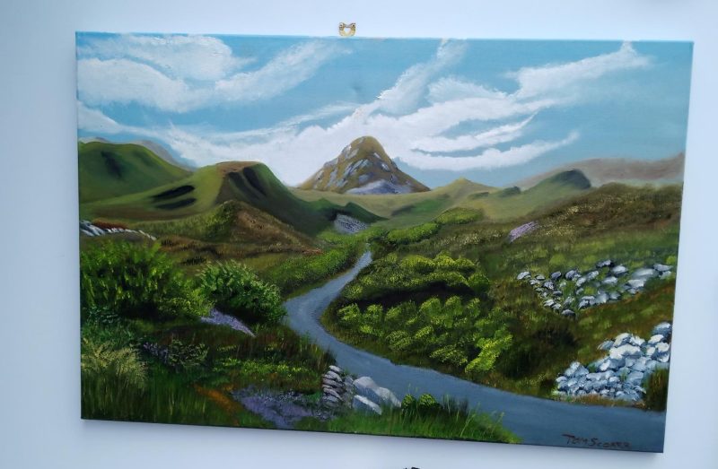 Wall Art, Majestic Ben Stack Original Oil On Canvass, Wall Decor, Landscape