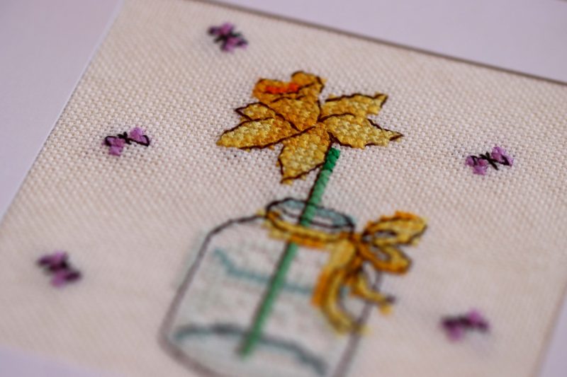 Daffodil ....A Cross stitch greetings card for all occasions and perfect for everyone