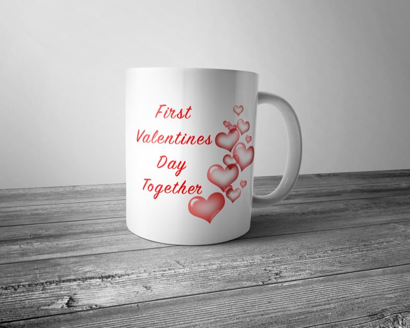 Mug - First Valentines Day Together Coffee Mug