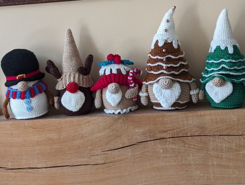 Crochet Gnomes selection in various sizes