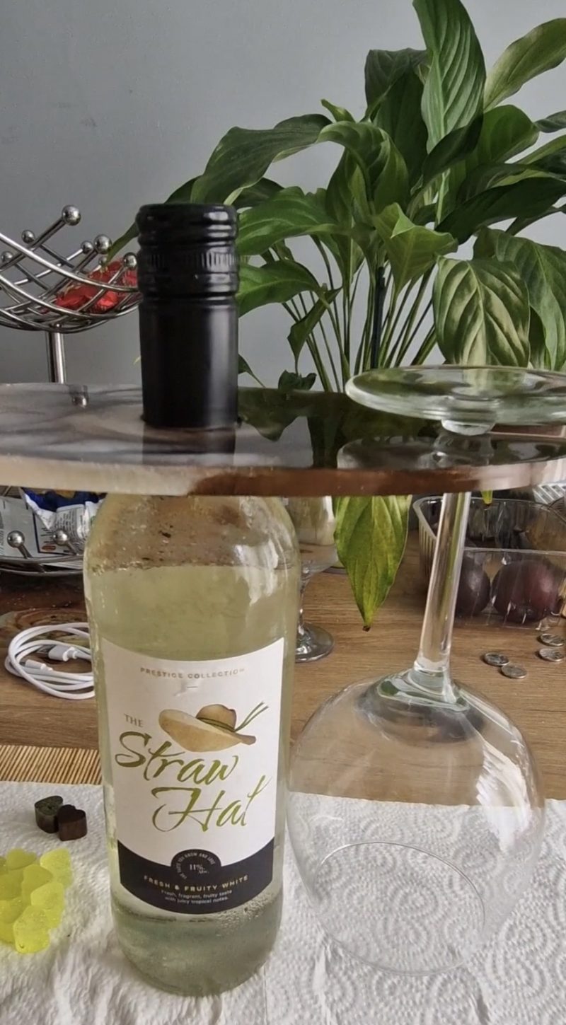 Wine Bottle and Wineglass Holder