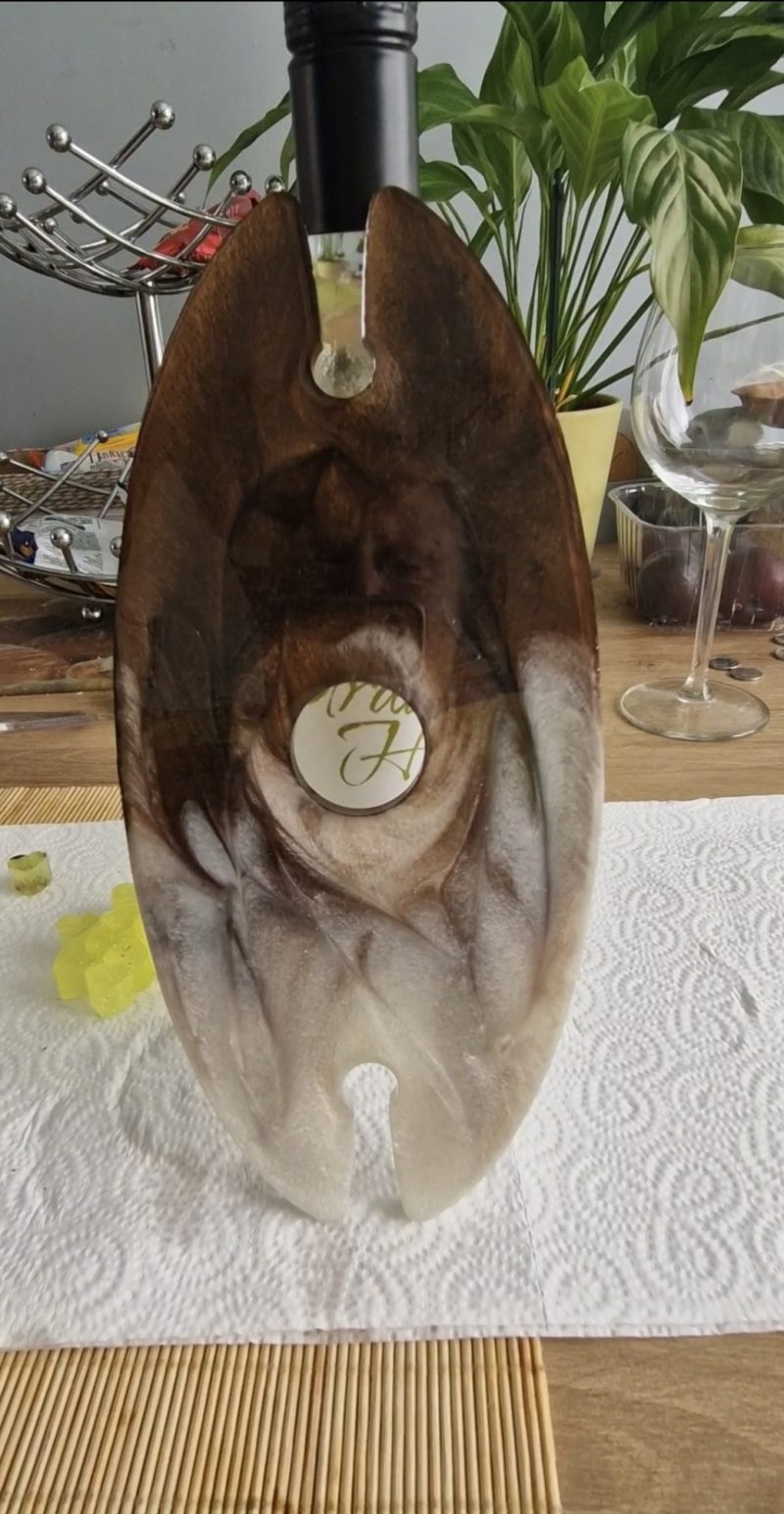 Wine Bottle and Wineglass Holder