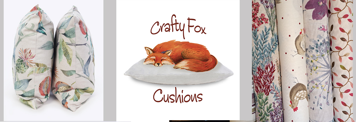 Crafty fox cushions