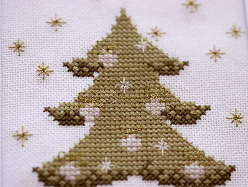 O Christmas Tree...A Cross stitch greetings card for all occasions and perfect for everyone