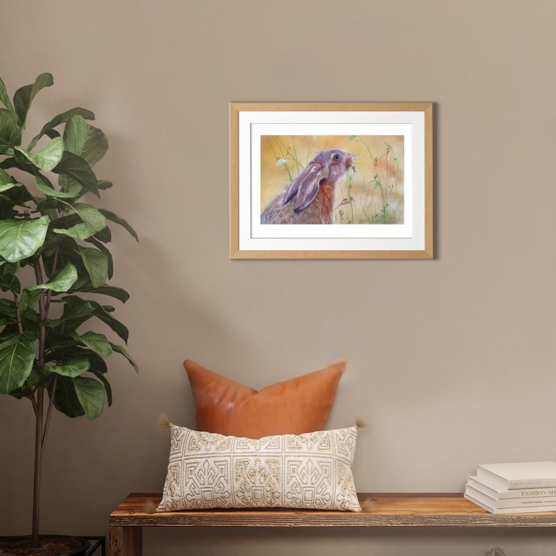 Hare - Stunning Fine Art Print of Original Wildlife Artwork