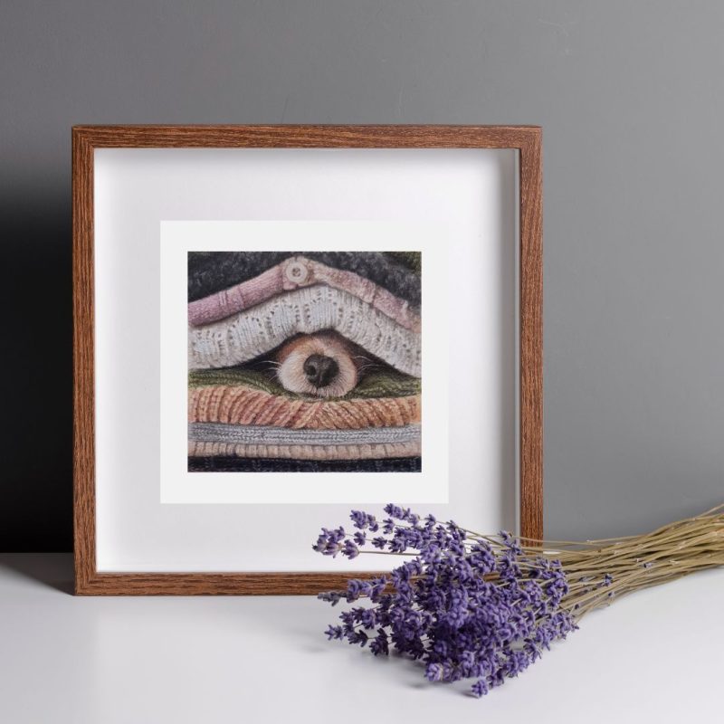 Puppy Nose Fine Art Print