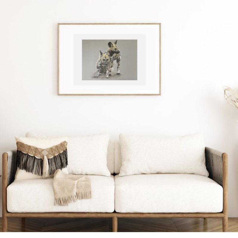 African Painted Dogs Fine Art Print