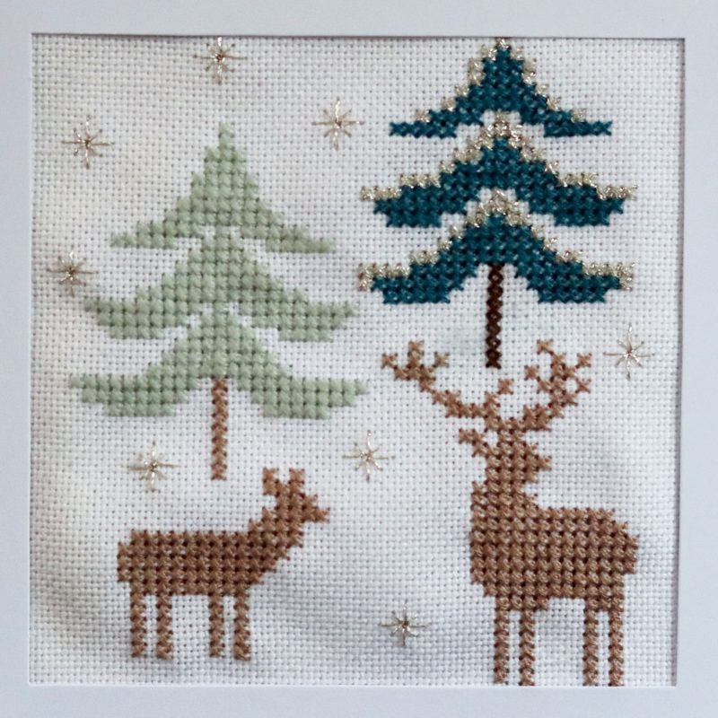 Winter Wonderland...A Cross stitch greetings card for all occasions and perfect for everyone