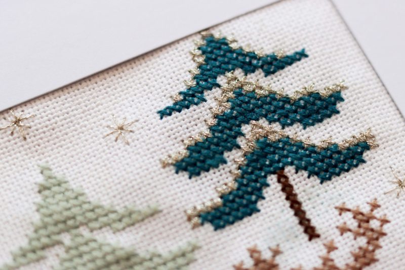 Winter Wonderland...A Cross stitch greetings card for all occasions and perfect for everyone