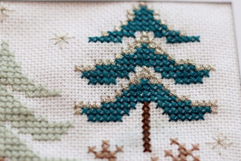 Winter Wonderland...A Cross stitch greetings card for all occasions and perfect for everyone
