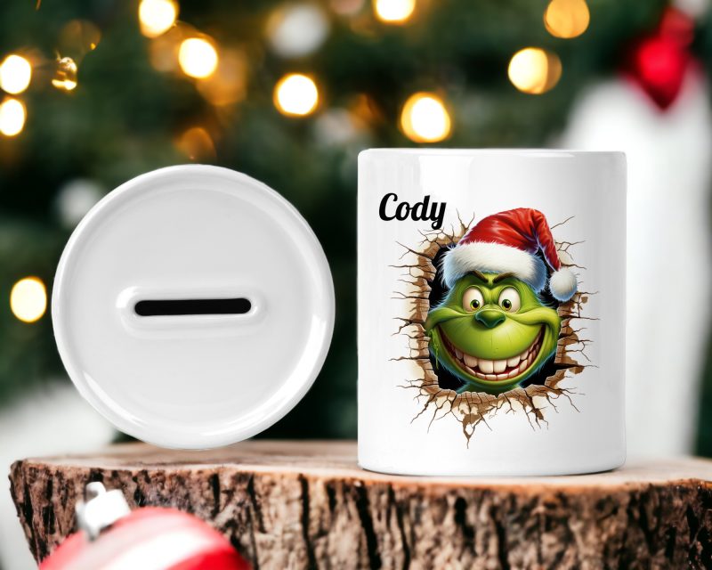 Personalised Christmas Money Boxes