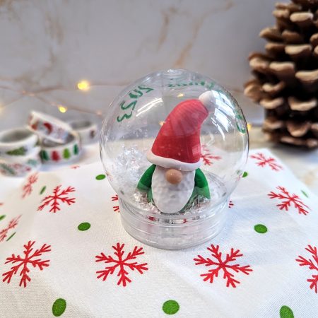 Red and green Christmas gnome decoration, 2024 - Image 2