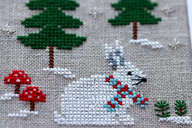 Bunny Rabbit ...A Cross stitch greetings card for all occasions and perfect for everyone
