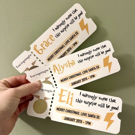 Harry Potter Scratch Reveal Ticket