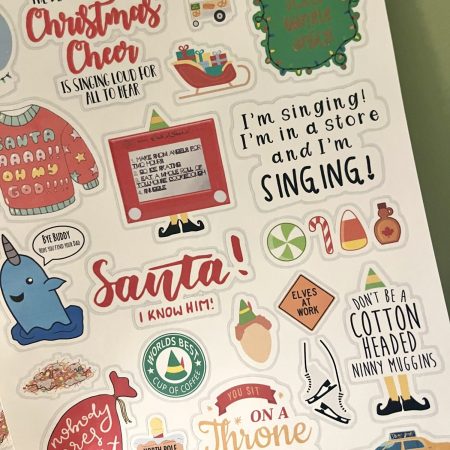 Elf The Musical Stickers