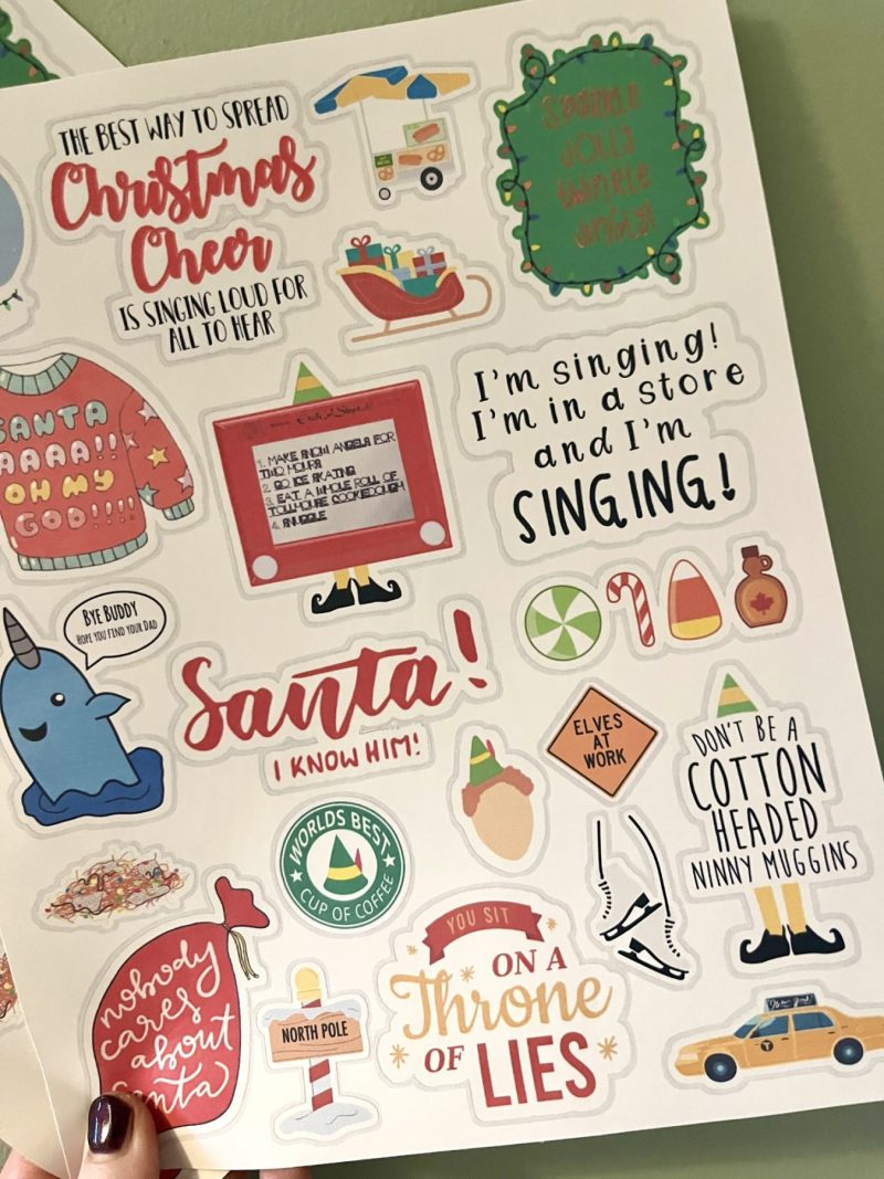 Elf The Musical Stickers