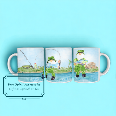 Colourful Fishing Gonks Mug