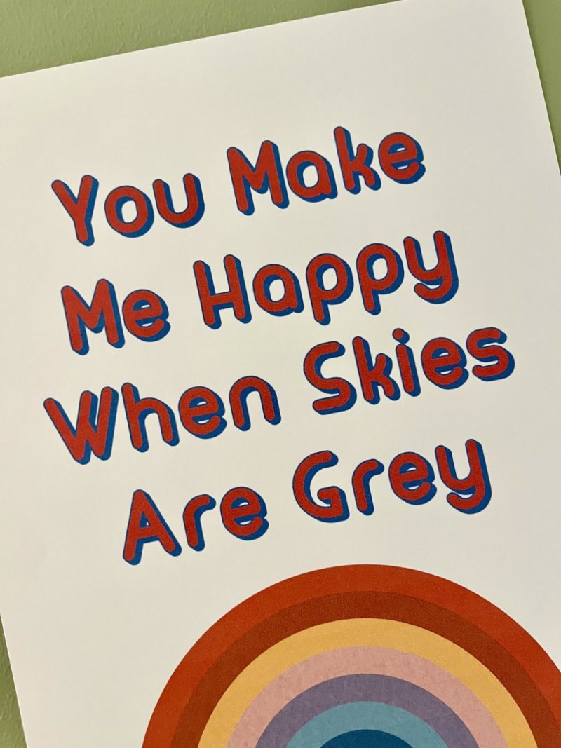 Skies Are Grey Print