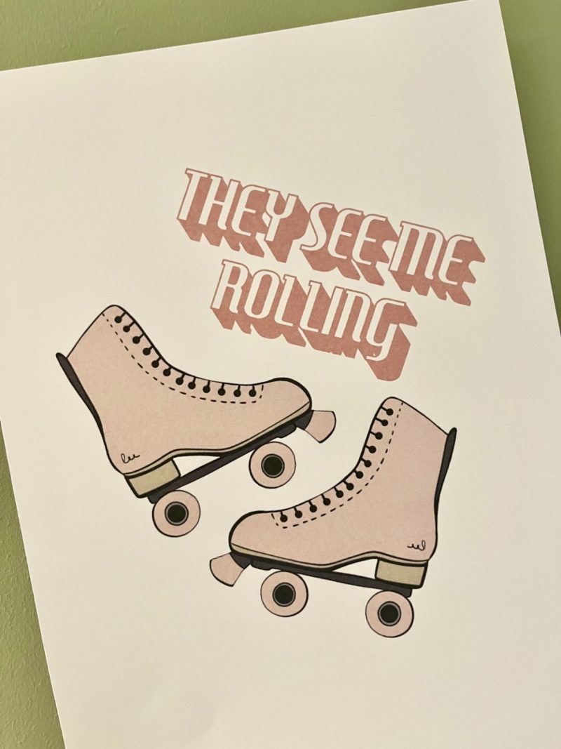 Roller Skate Print