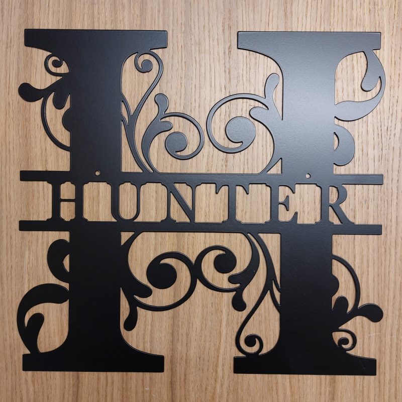 Custom Steel Monogram