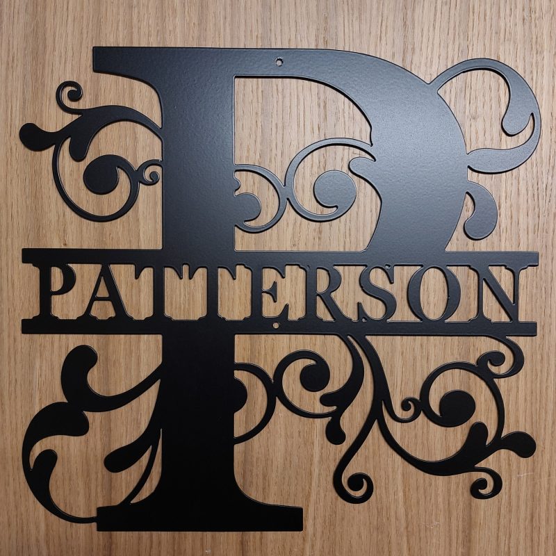 Custom Steel Monogram