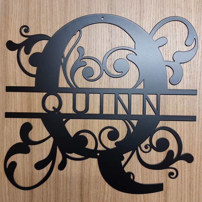 Custom Steel Monogram