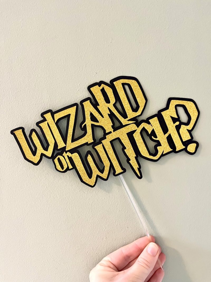 Wizard or Witch Cake Topper