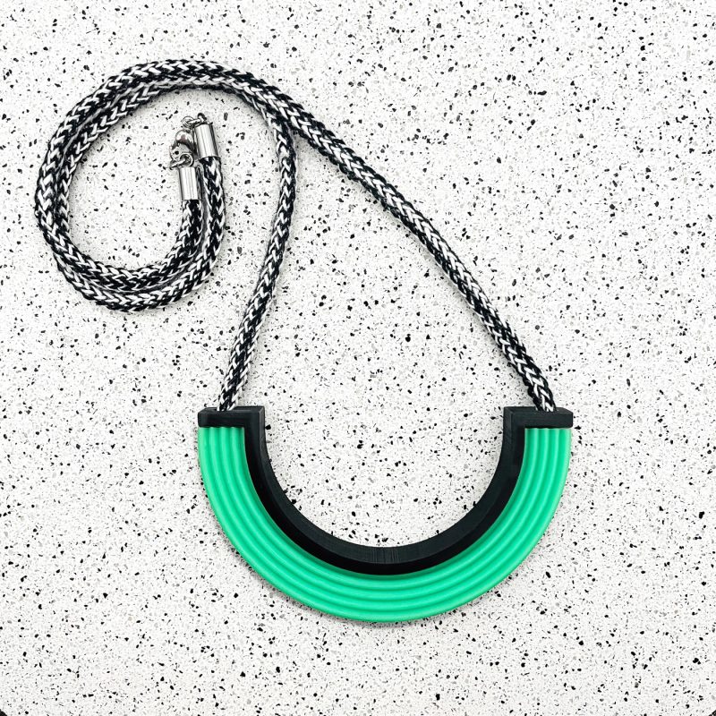 Semicircle necklace