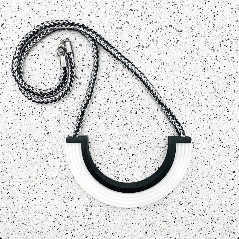Semicircle necklace