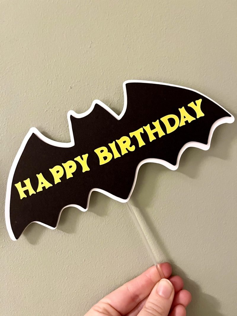 Bat Cake Topper