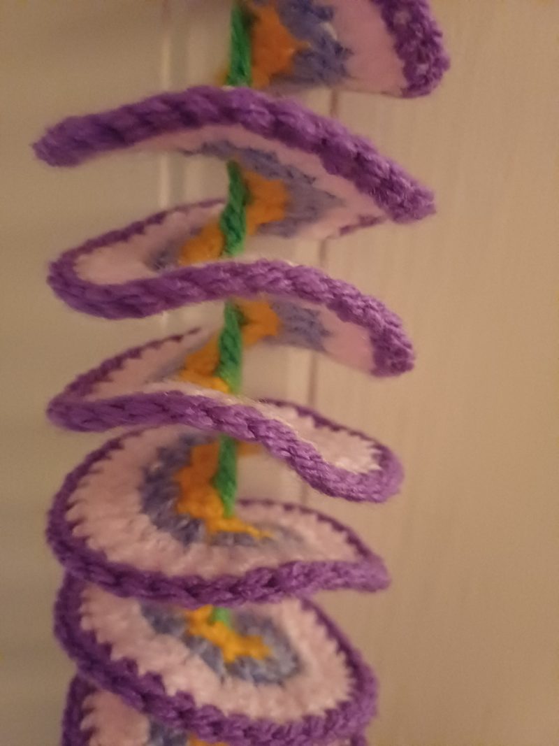 Crochet and Knit Octopus Hanging Decoration