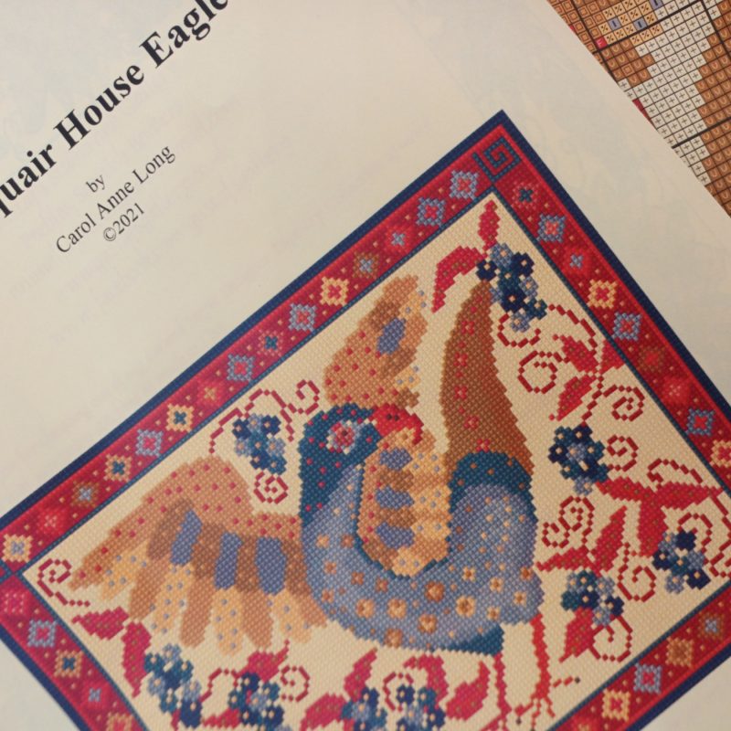 Eagle Tapestry Cushion Kit, Eagle Tapestry Pillow, Picture, Footstool, Counted Cross Stitch, Charted