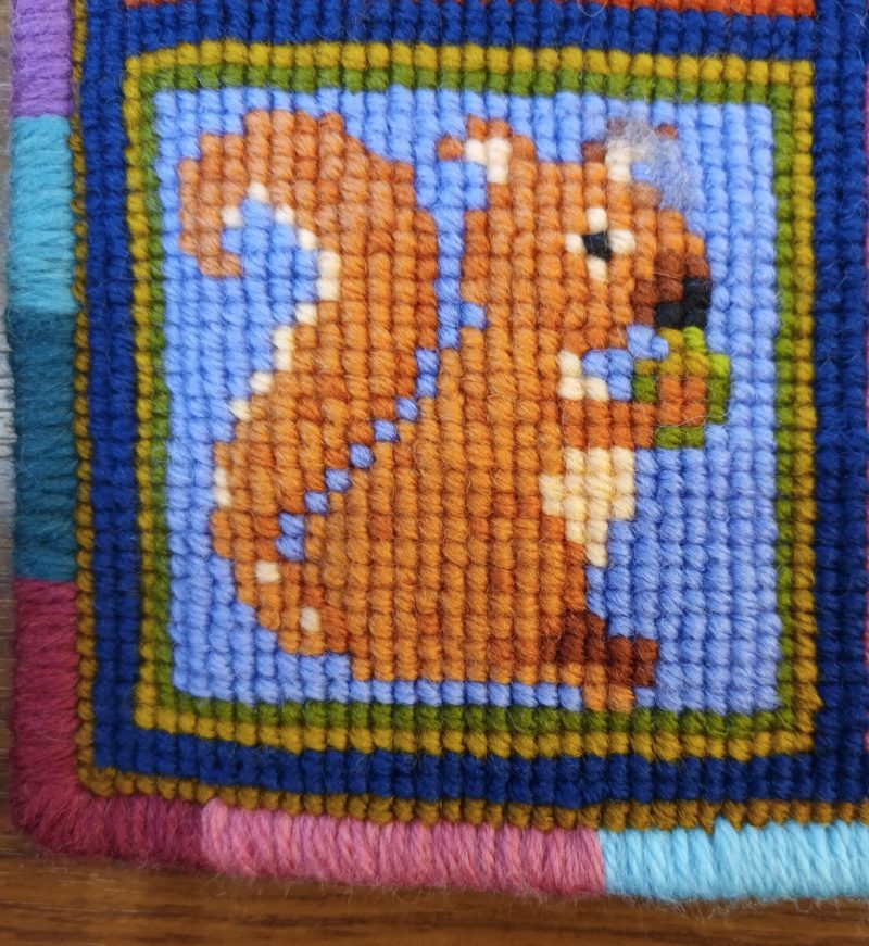 Little Blocks Patchwork Tapestry Kit, Counted Cross-stitch, KIds Room, New Baby, Cushion, Picture