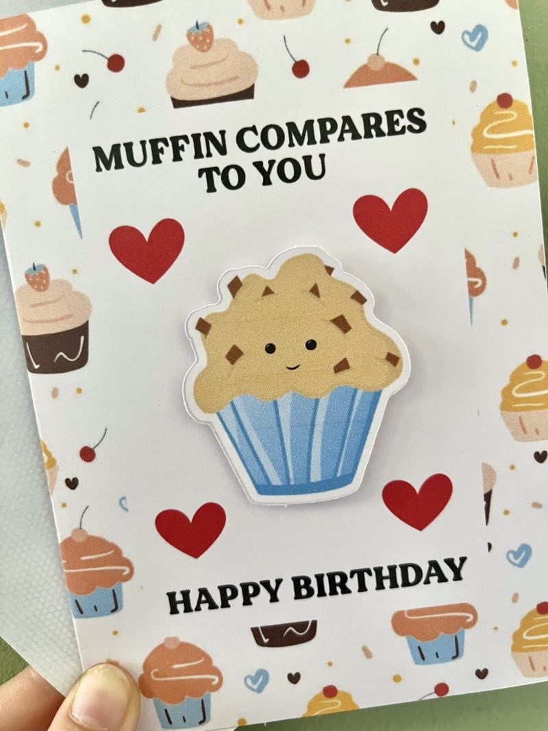 Muffin Birthday Card