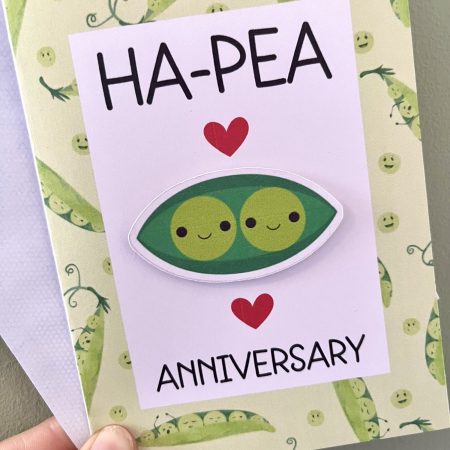 Ha-Pea Anniversary Card