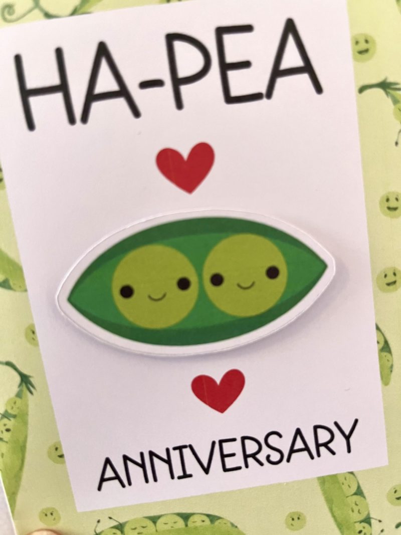 Ha-Pea Anniversary Card