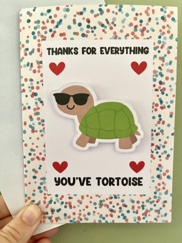 Tortoise Teacher Card
