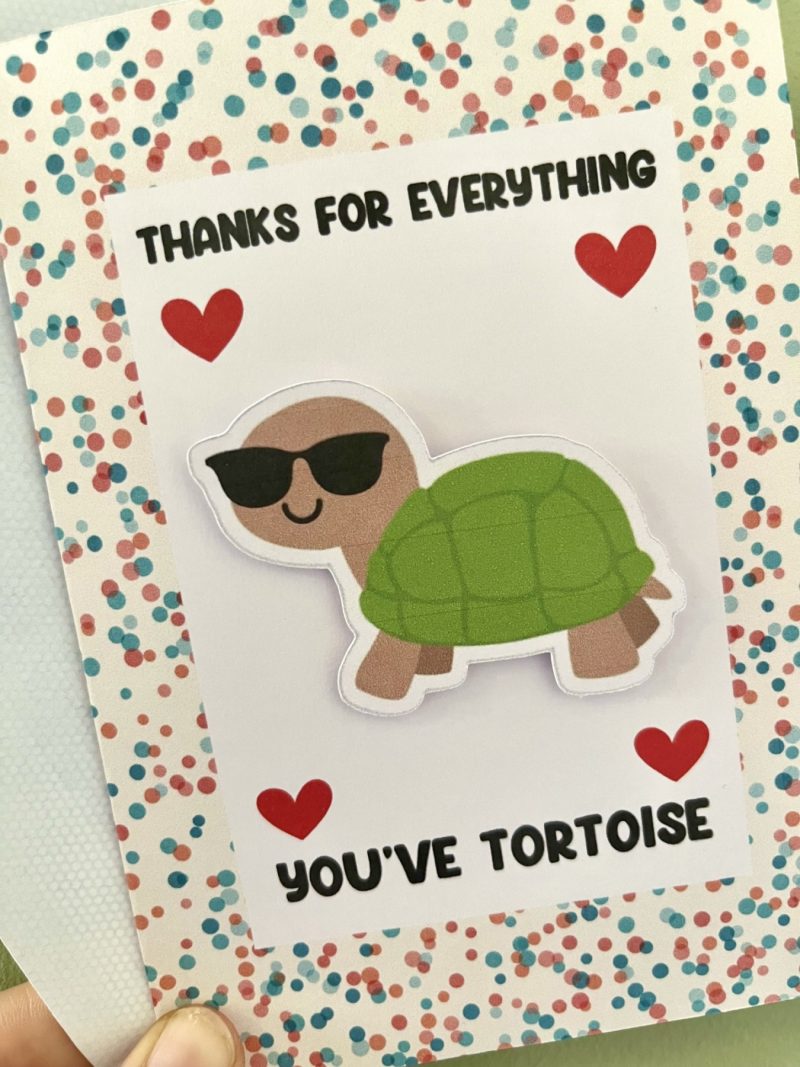 Tortoise Teacher Card