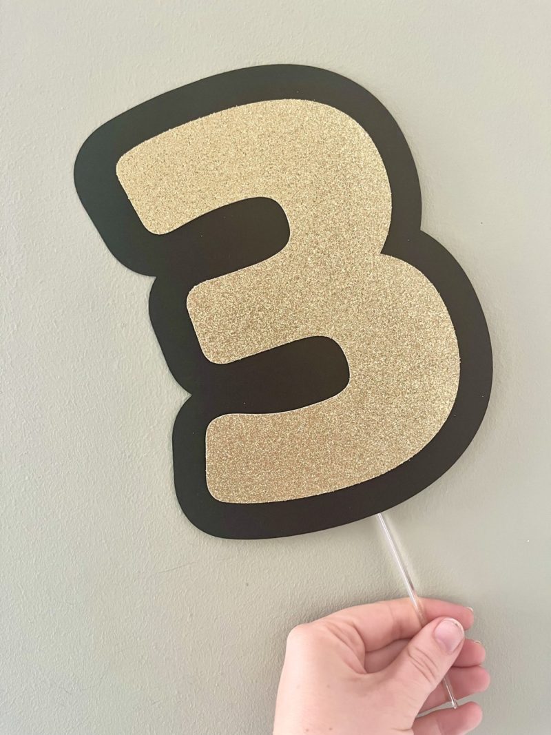 Number Age Cake Topper
