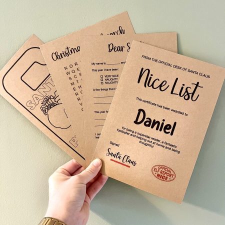 Santa Christmas Activity Packs