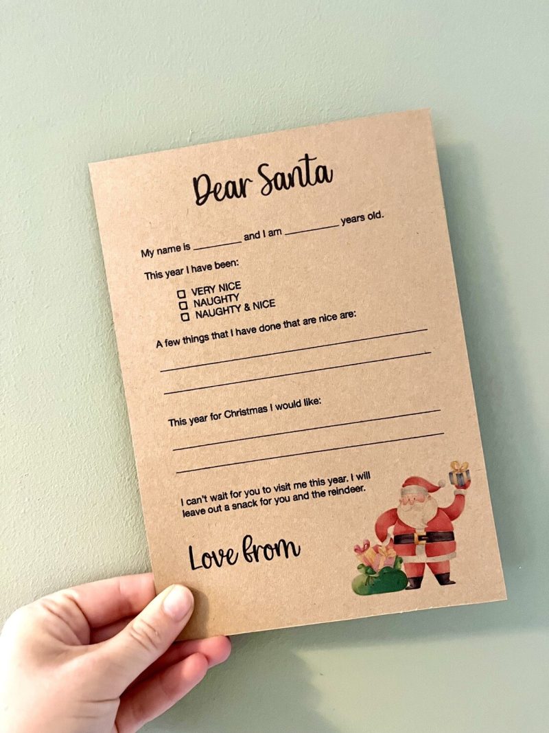 Santa Christmas Activity Packs