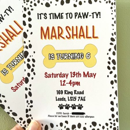 Dalmatian Invitations